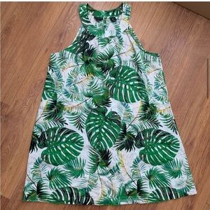 Tahari Linen Tropical Dress